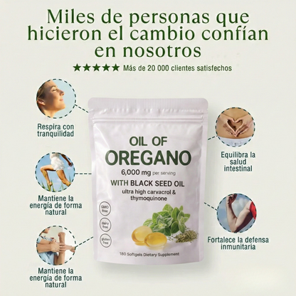 Aceite de Orégano (300 cápsulas)