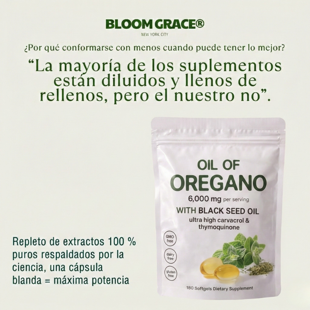 Aceite de Orégano (300 cápsulas)