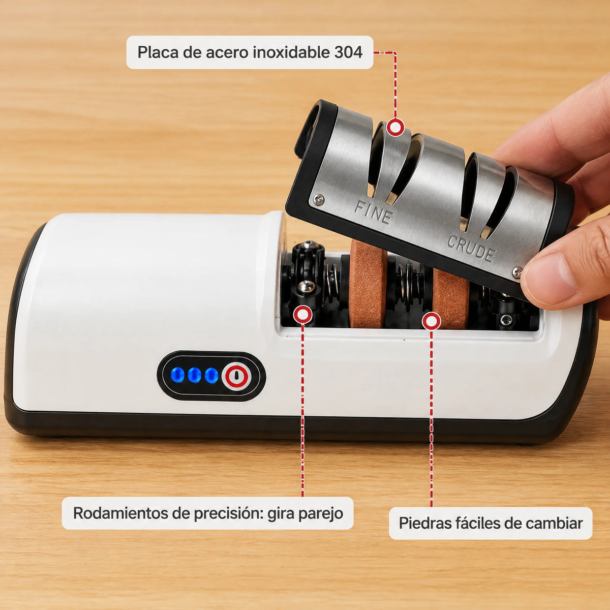 Afilador Eléctrico de Cuchillos y Tijeras