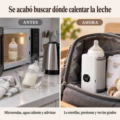 Calentador de Biberones Portátil Recargable
