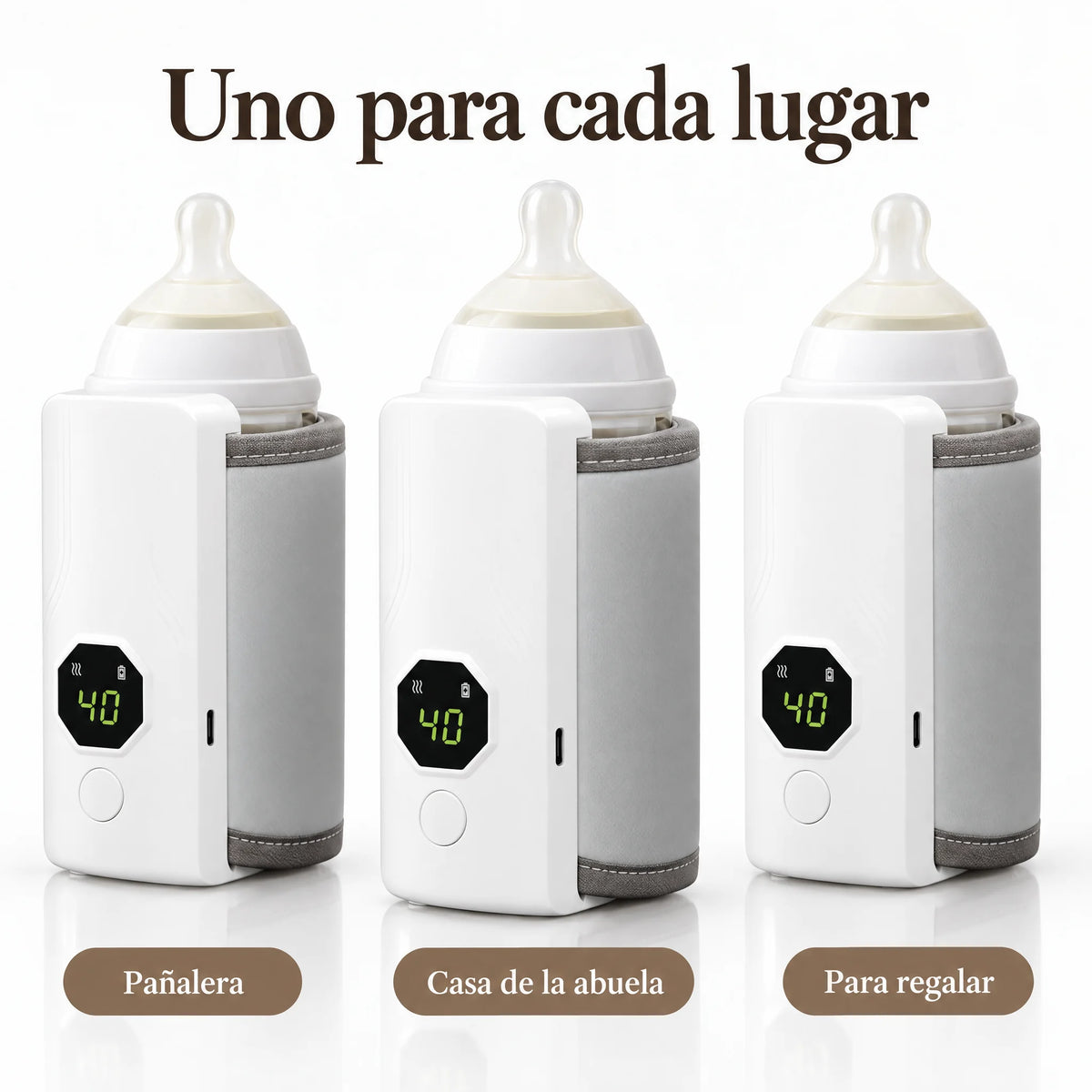 Calentador de Biberones Portátil Recargable