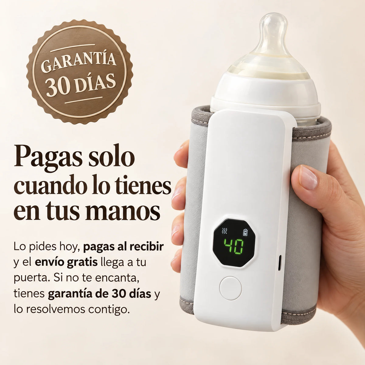 Calentador de Biberones Portátil Recargable