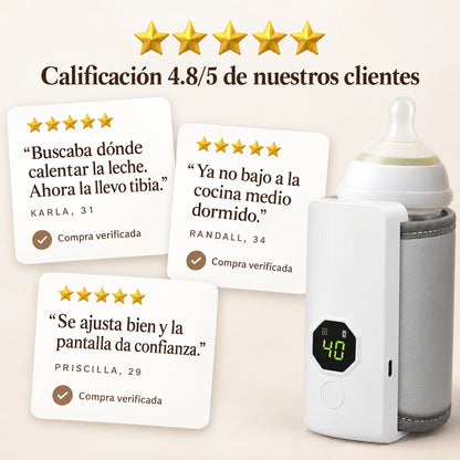 Calentador de Biberones Portátil Recargable