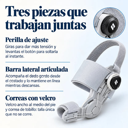 Corrector de Juanete con Perilla Ajustable