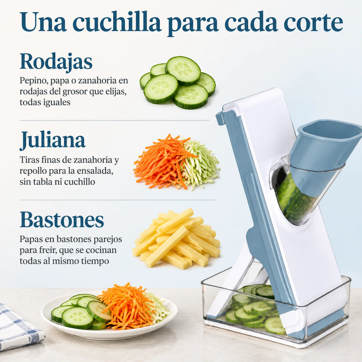 Mandolina Segura para Verduras