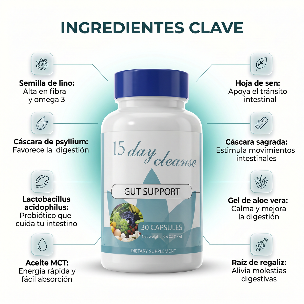 15 Day Cleanse® Apoyo Digestivo y Detox