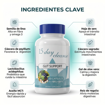 15 Day Cleanse® Apoyo Digestivo y Detox