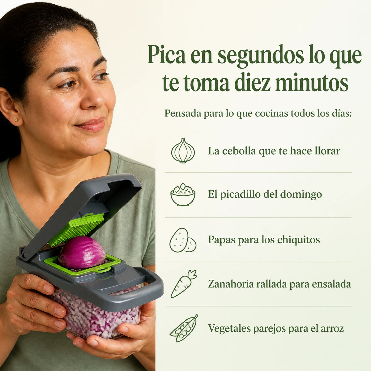 Picadora de Frutas y Verduras 14 en 1