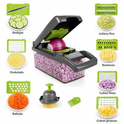 Picadora de Frutas y Verduras 14 en 1