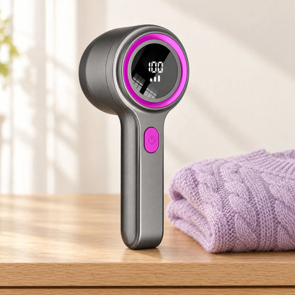 Removedor Eléctrico de Pelusas con Pantalla Digital