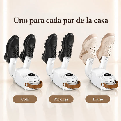 Secador de Zapatos Eléctrico Plegable con Temporizador