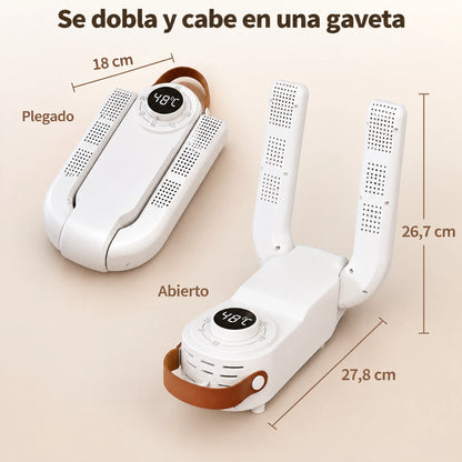 Secador de Zapatos Eléctrico Plegable con Temporizador