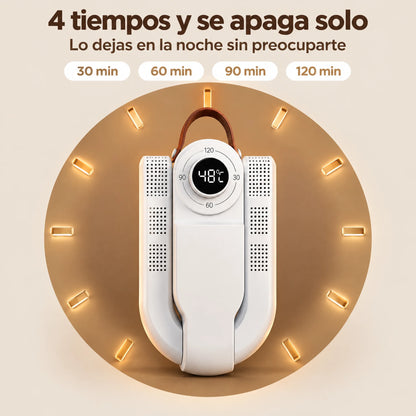 Secador de Zapatos Eléctrico Plegable con Temporizador