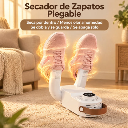 Secador de Zapatos Eléctrico Plegable con Temporizador