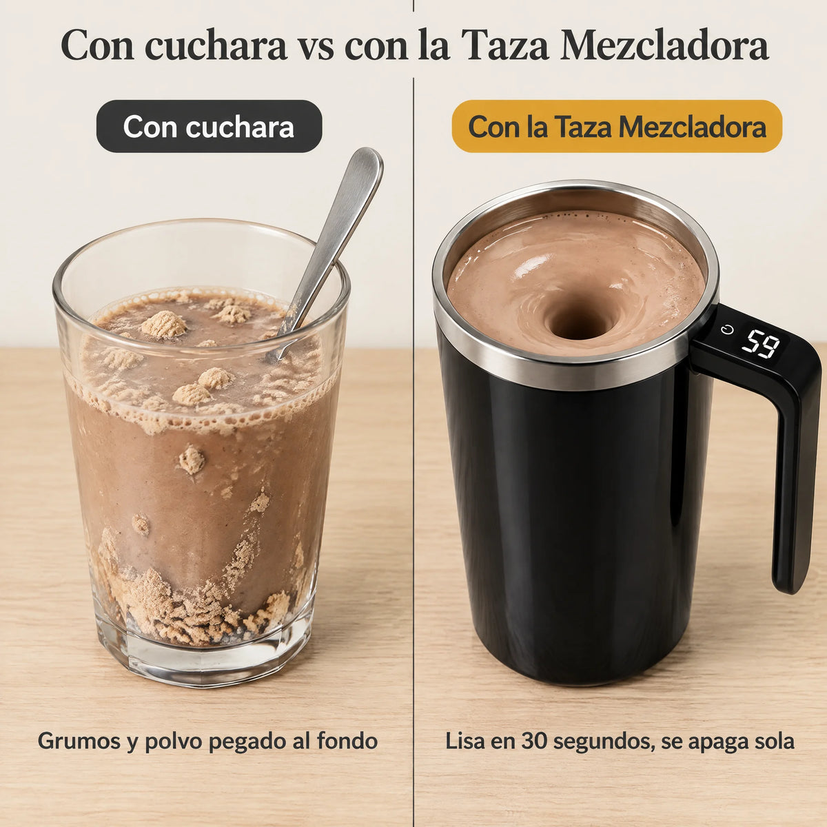 Taza Mezcladora Magnética