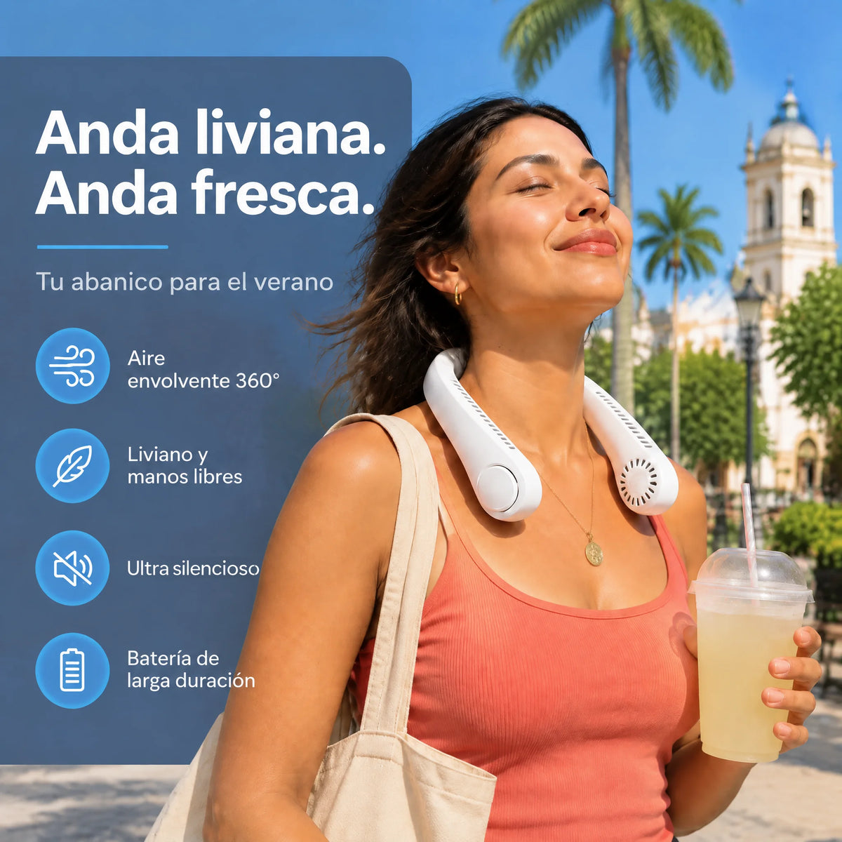 FrescAir™ Ventilador de Cuello